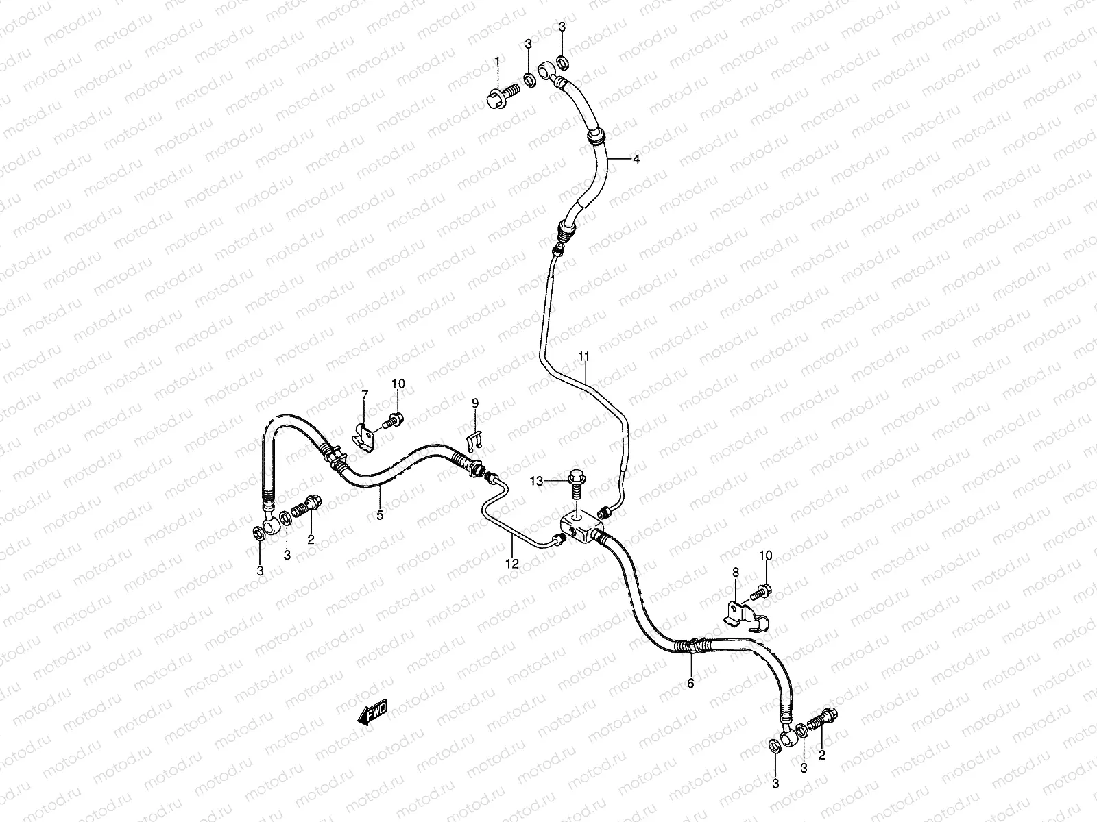 FRONT BRAKE HOSE