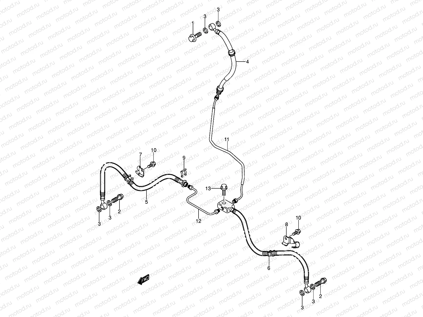 FRONT BRAKE HOSE