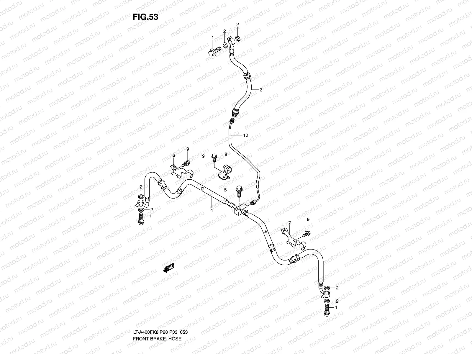 FRONT BRAKE HOSE