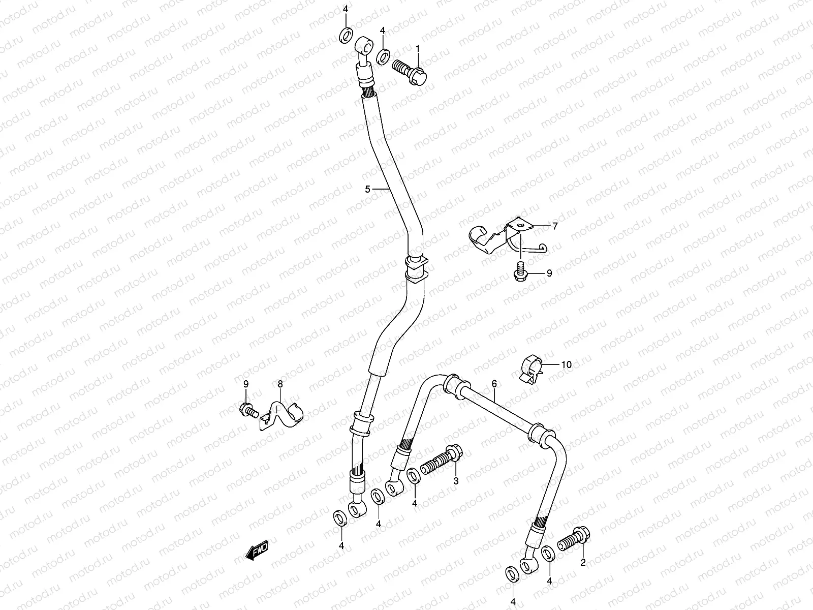 FRONT BRAKE HOSE