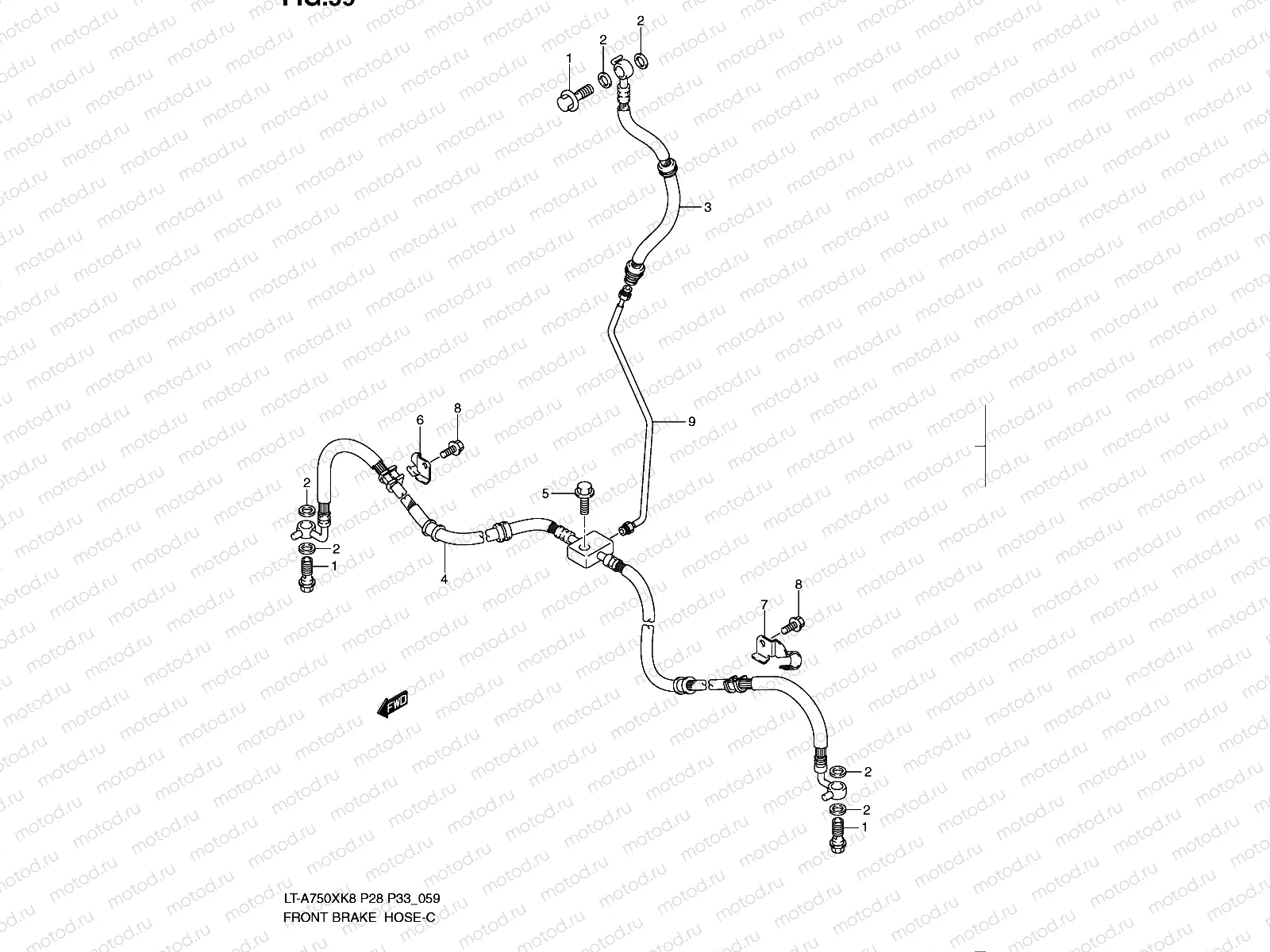 FRONT BRAKE HOSE