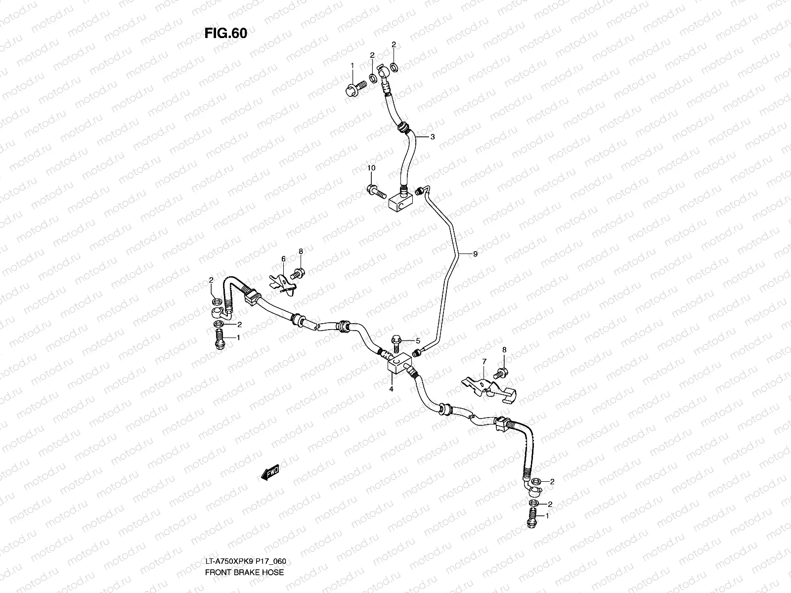 FRONT BRAKE HOSE