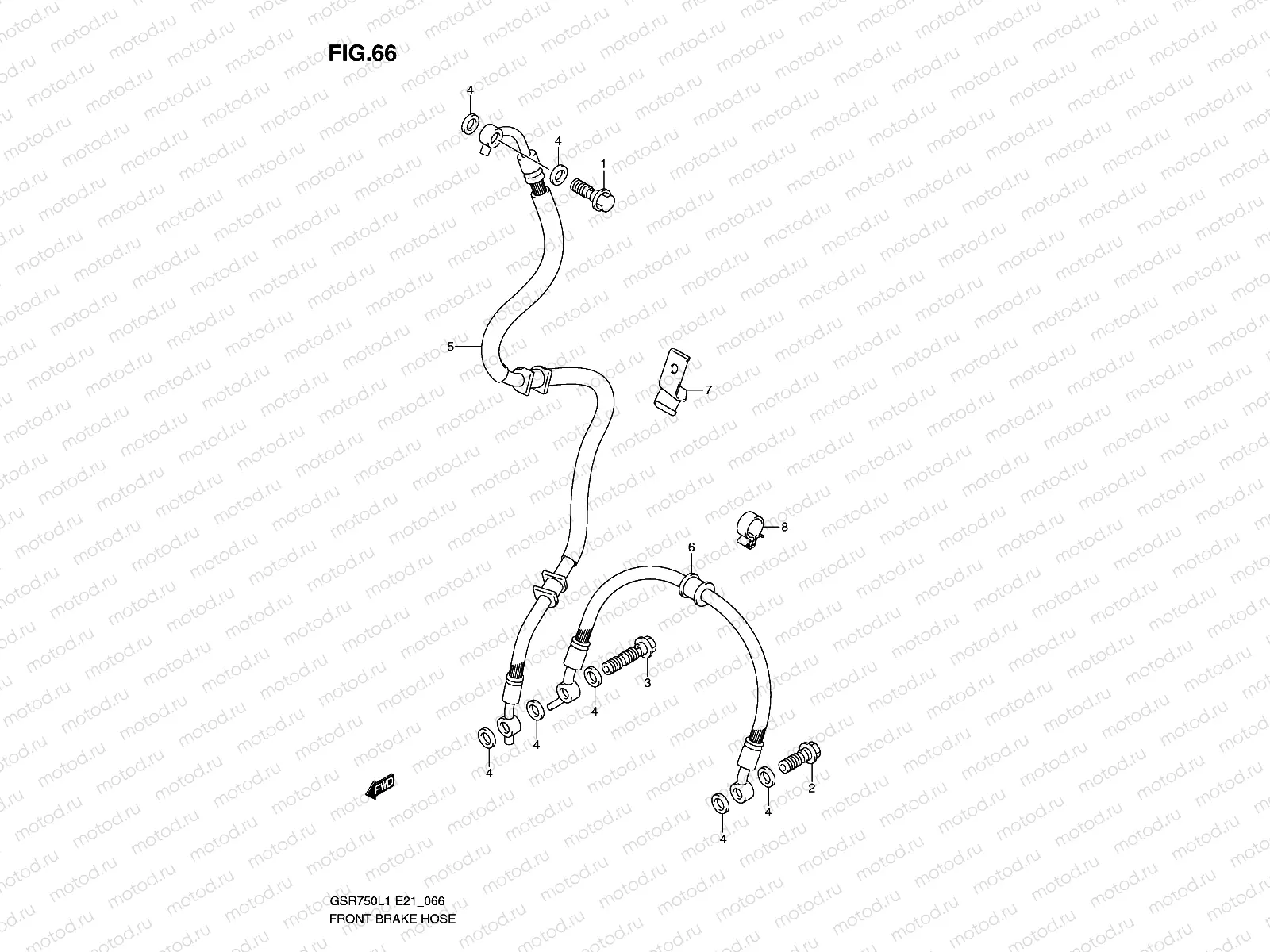 FRONT BRAKE HOSE