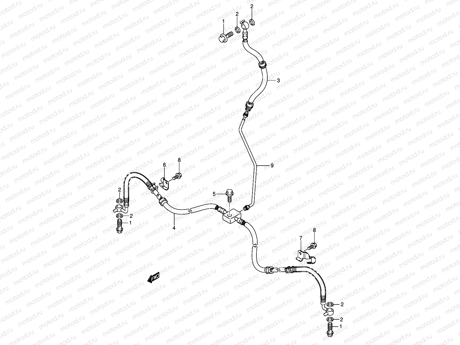 FRONT BRAKE HOSE
