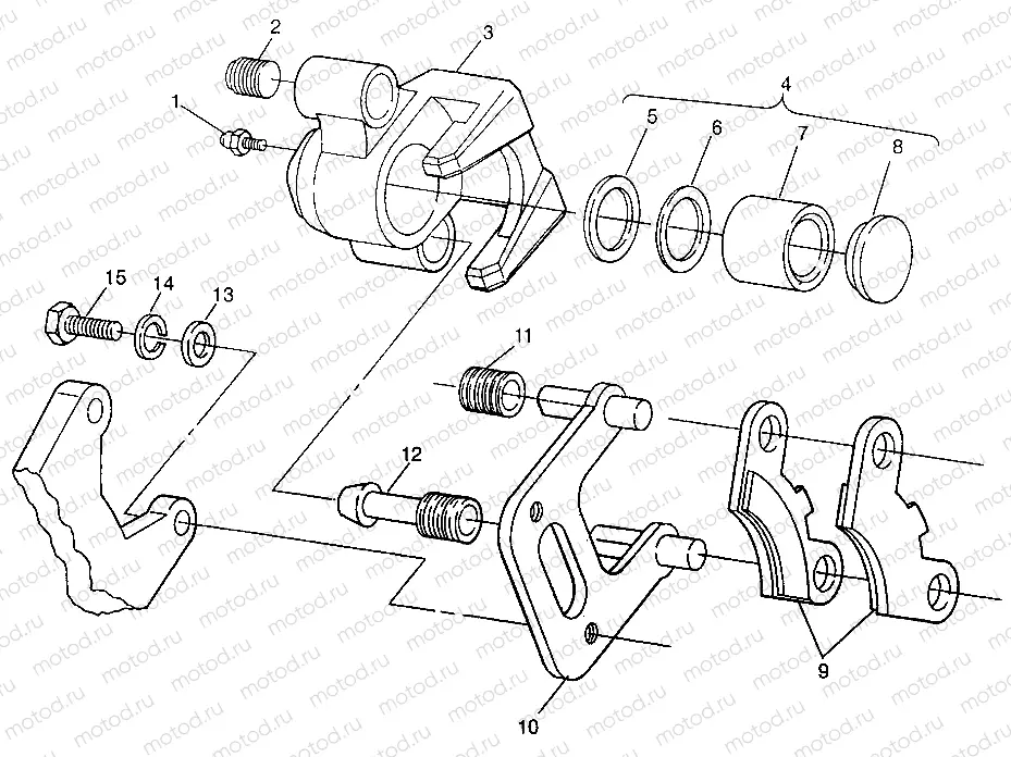 FRONT BRAKE Magnum 4x4 W968144 and  Swedish Magnum 4x4 S968144 (4936053605B006) | FRONT BRAKE Magnum 4x4 W968144 and  Swedish Magnum 4x4 S968144 (4936053605B006)