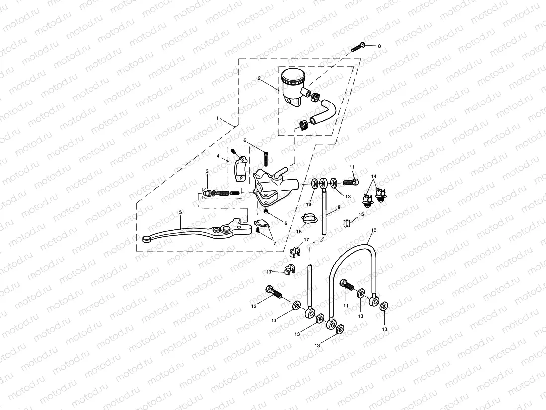 Front Brake Master Cylinde
