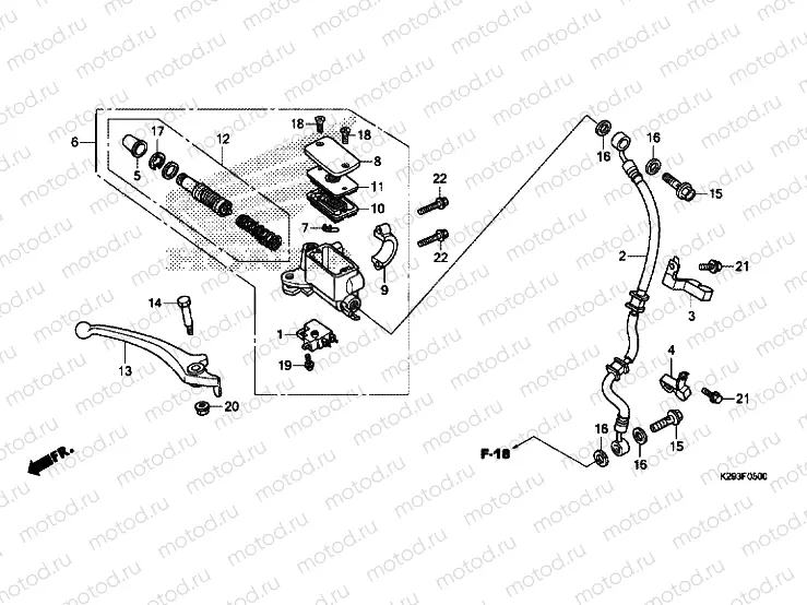 FRONT BRAKE MASTER CYLINDER