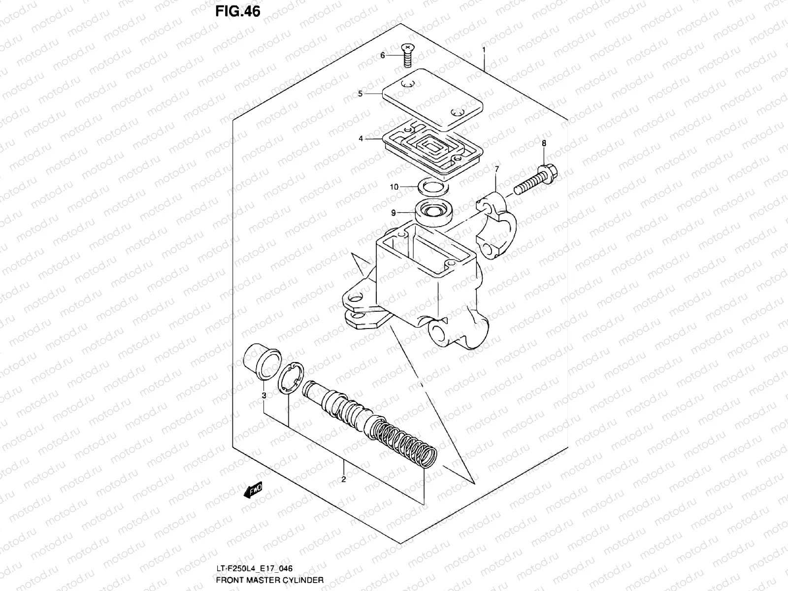 FRONT BRAKE MASTER CYLINDER