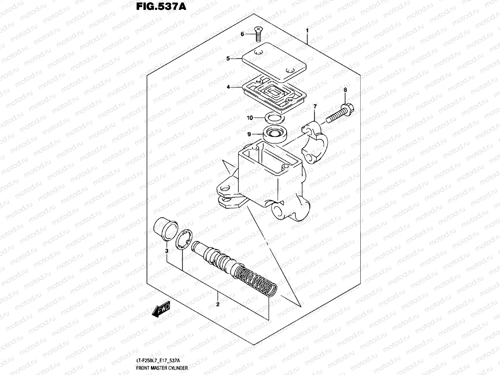 FRONT BRAKE MASTER CYLINDER