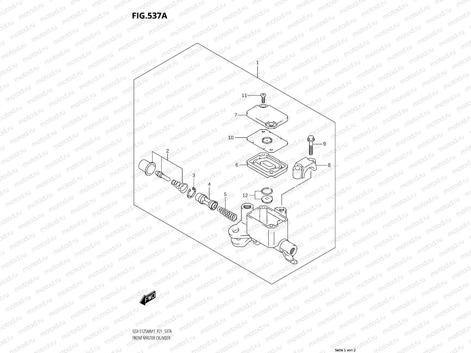 FRONT BRAKE MASTER CYLINDER