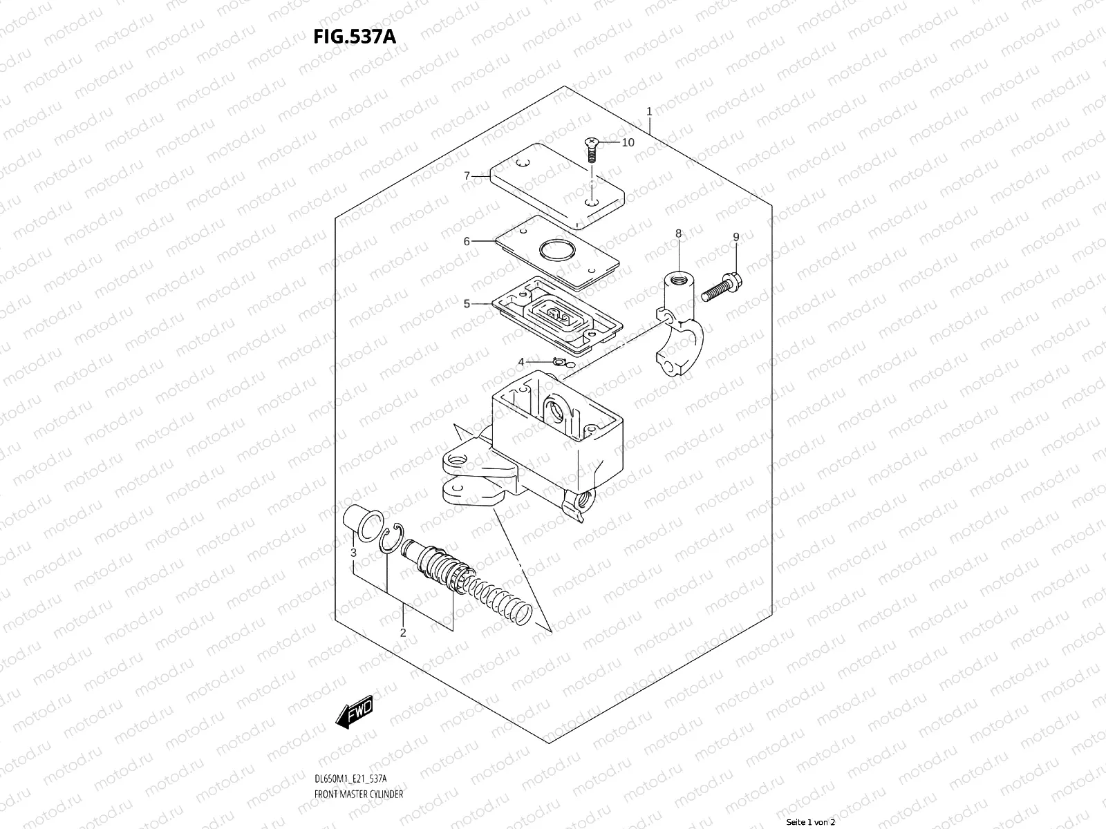 FRONT BRAKE MASTER CYLINDER
