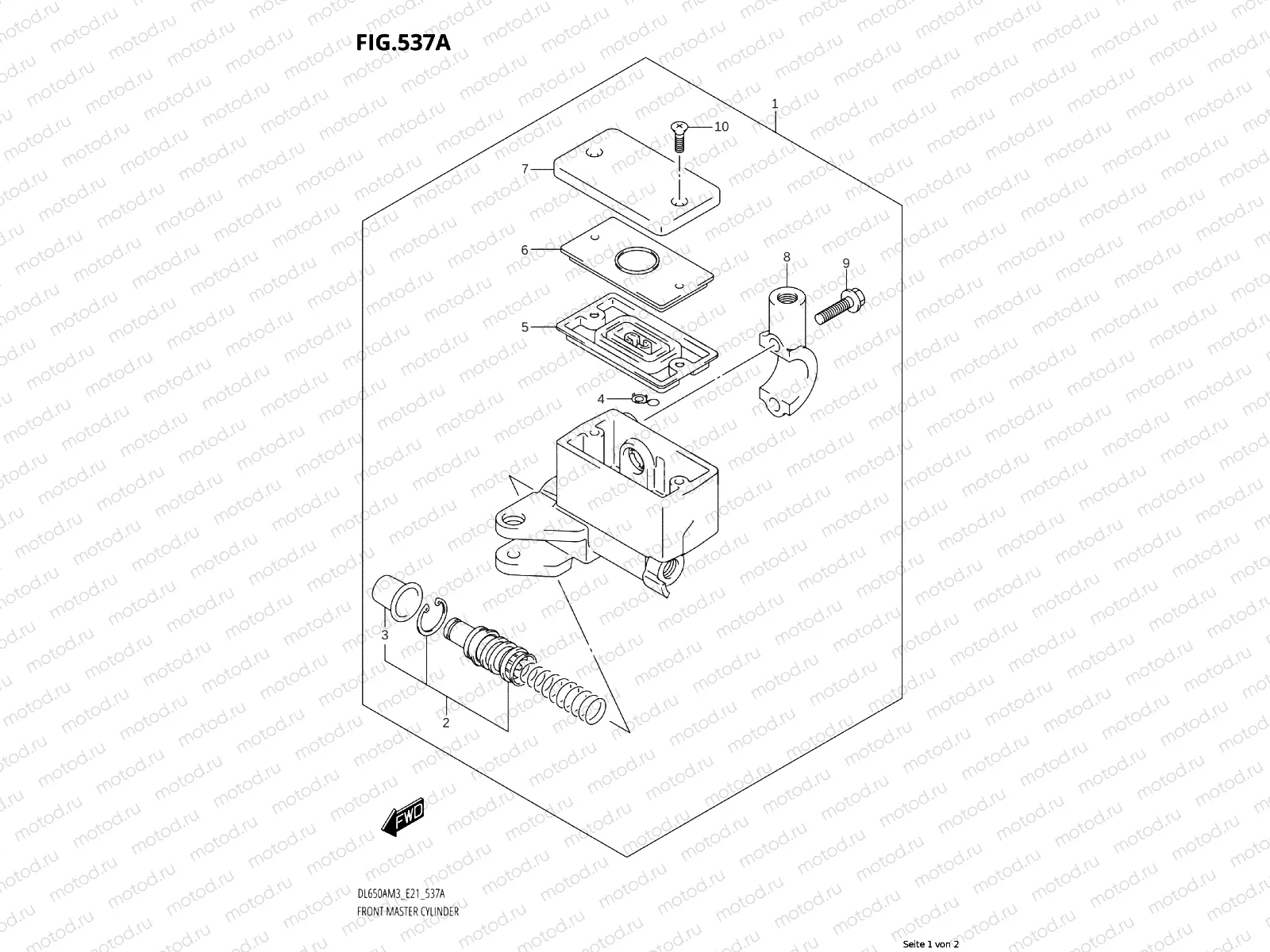 FRONT BRAKE MASTER CYLINDER