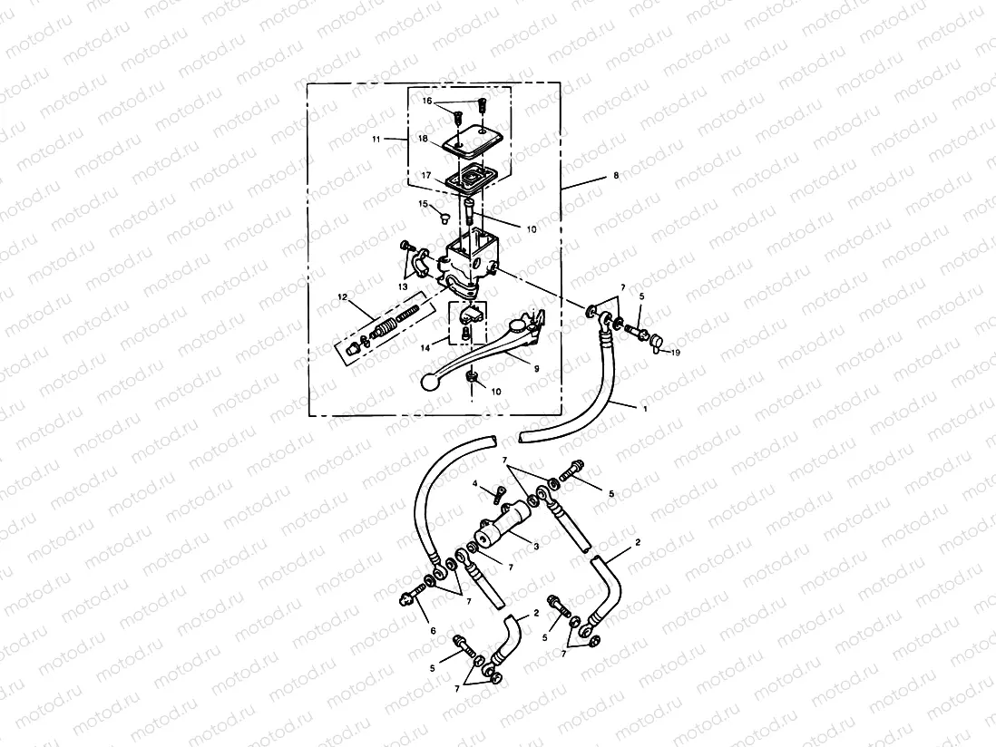 Front Brake Master Cylinder