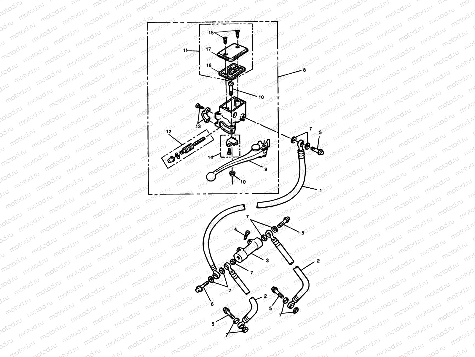 Front Brake Master Cylinder