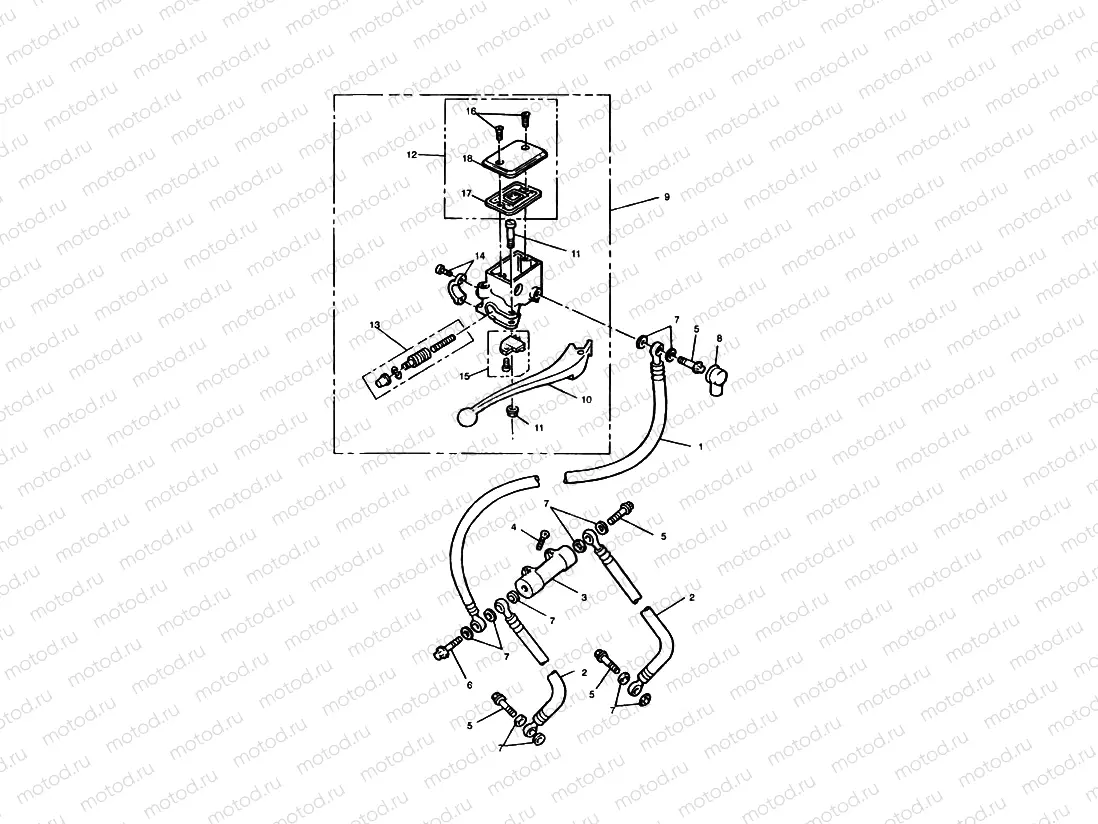 Front Brake Master Cylinder