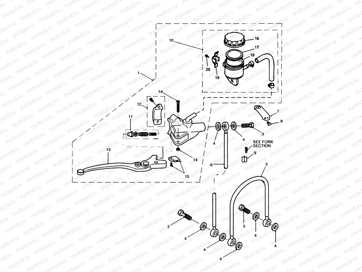 Front Brake Master Cylinder