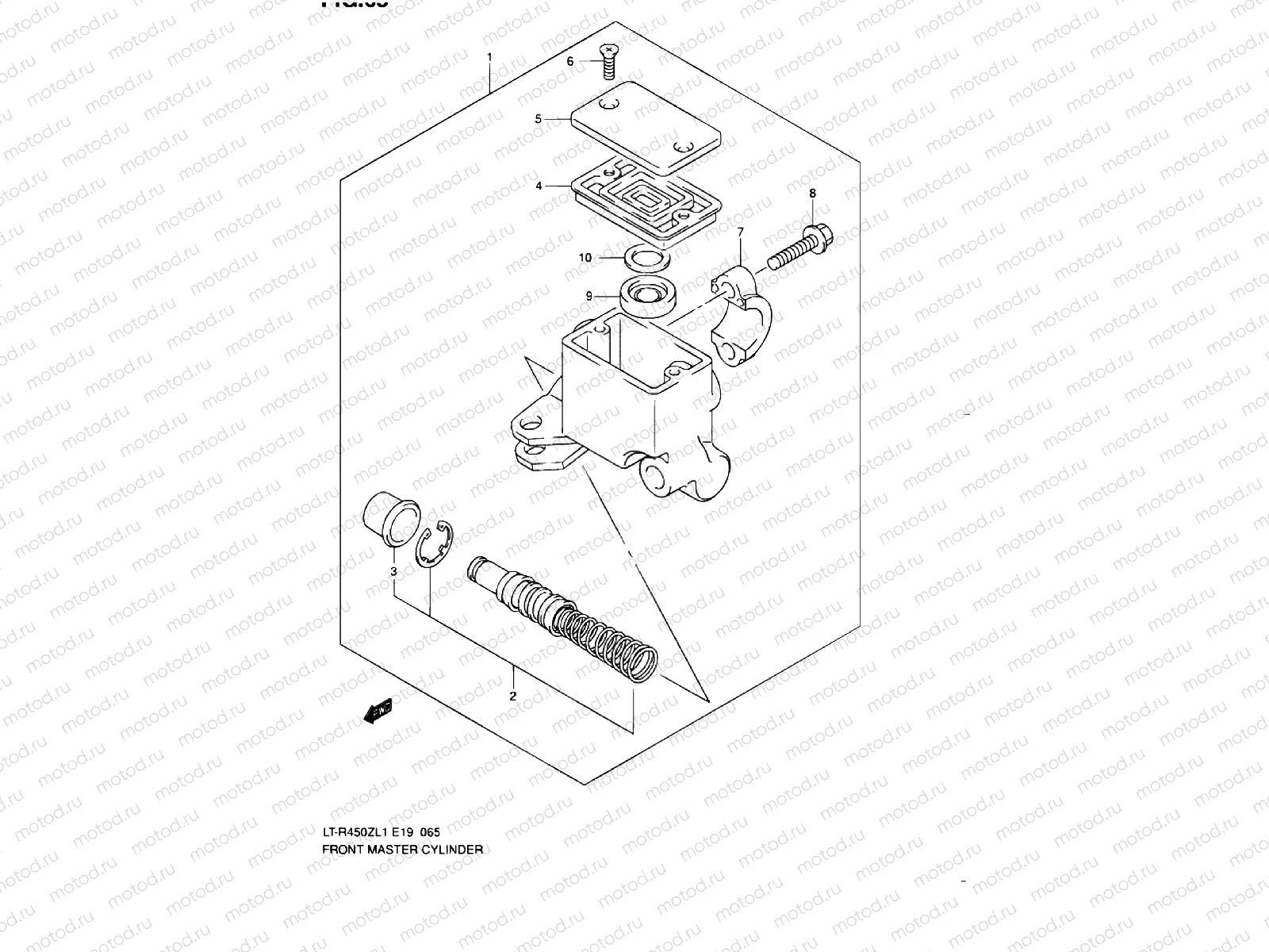 FRONT BRAKE MASTER CYLINDER