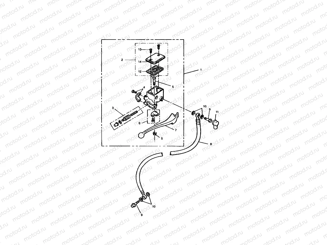 Front Brake Master Cylinder