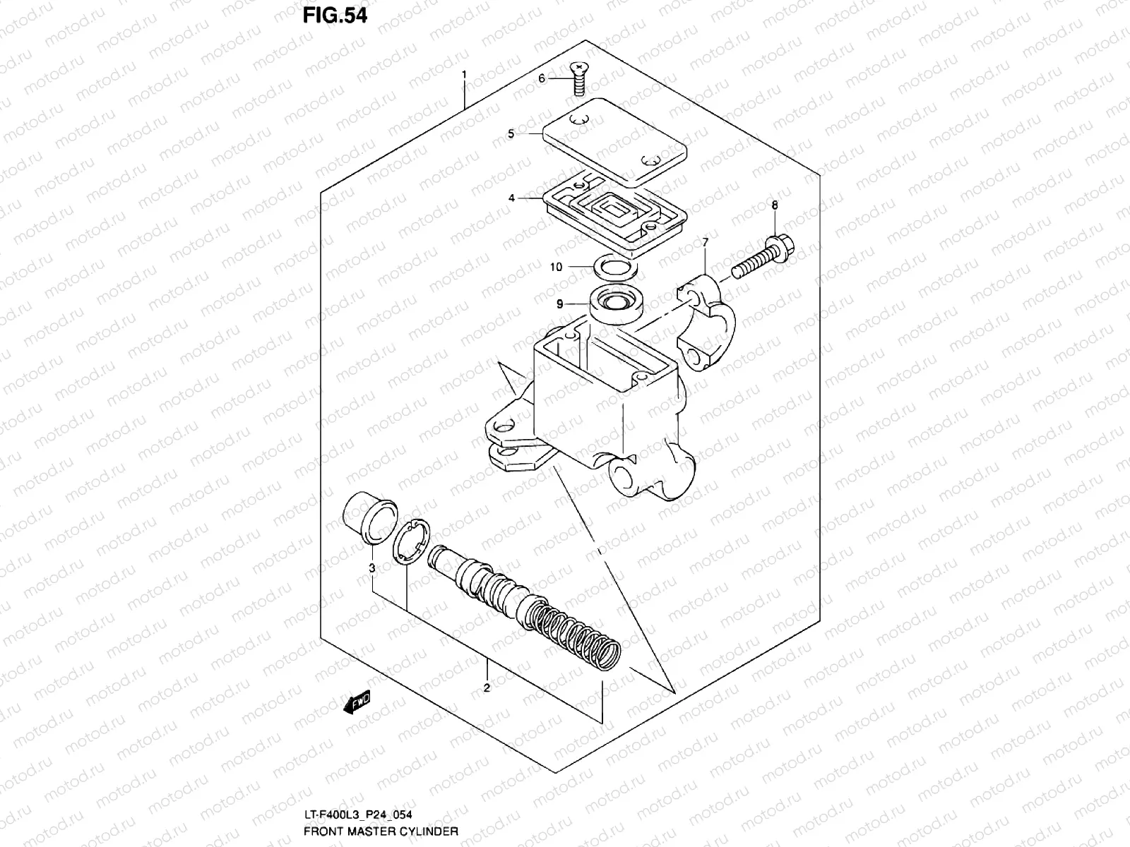 FRONT BRAKE MASTER CYLINDER