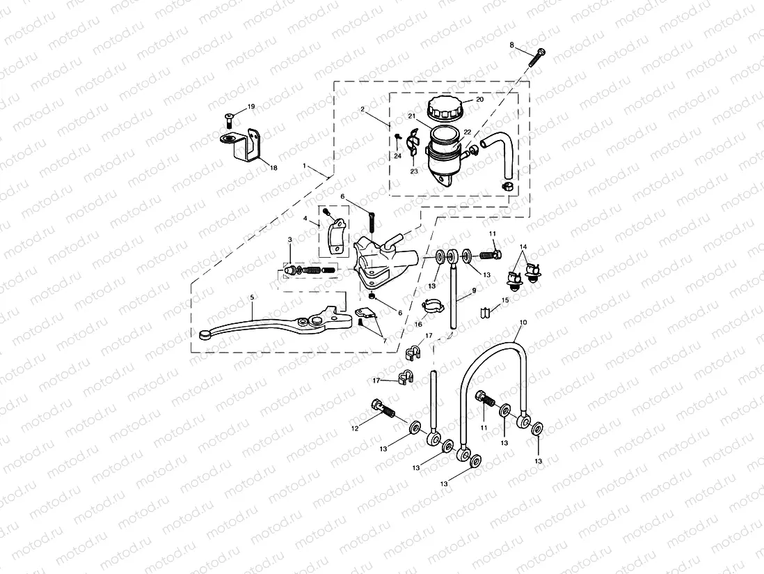 Front Brake Master Cylinder