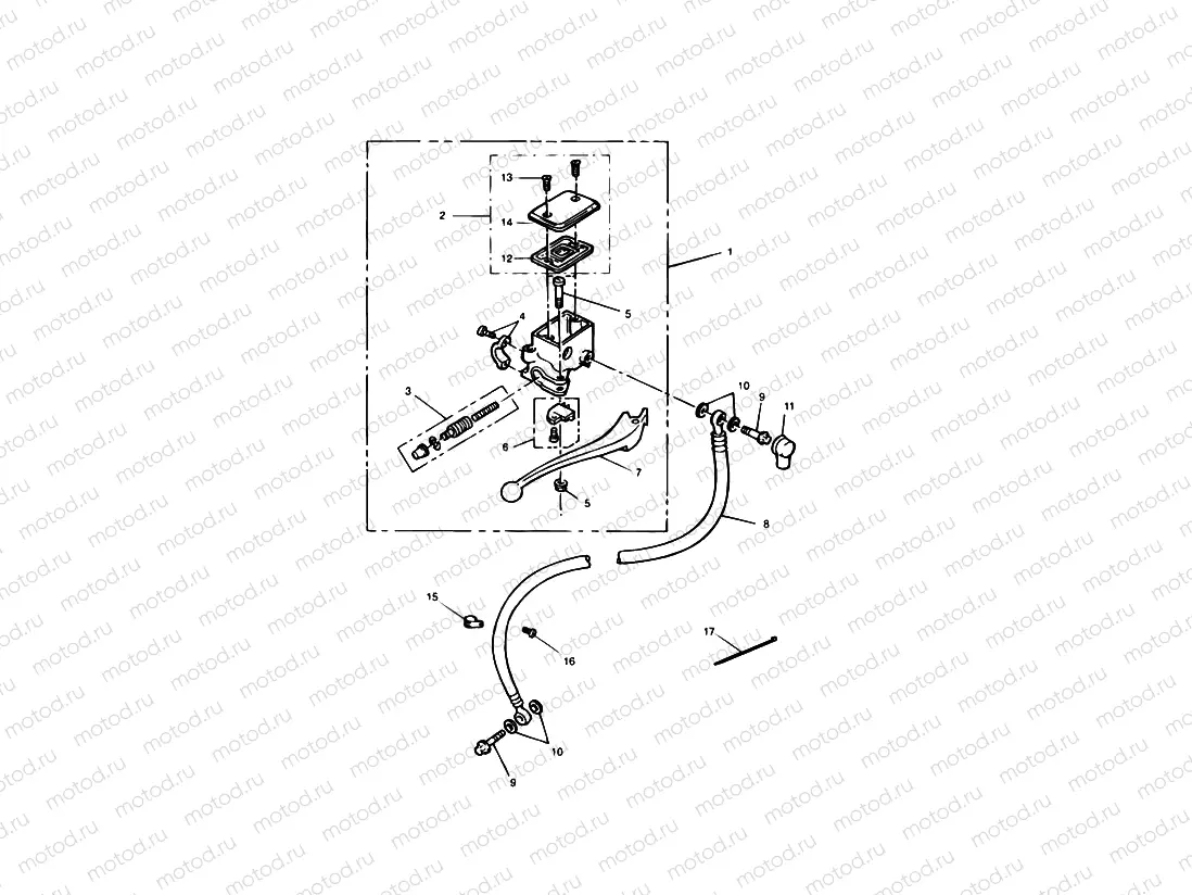 Front Brake Master Cylinder