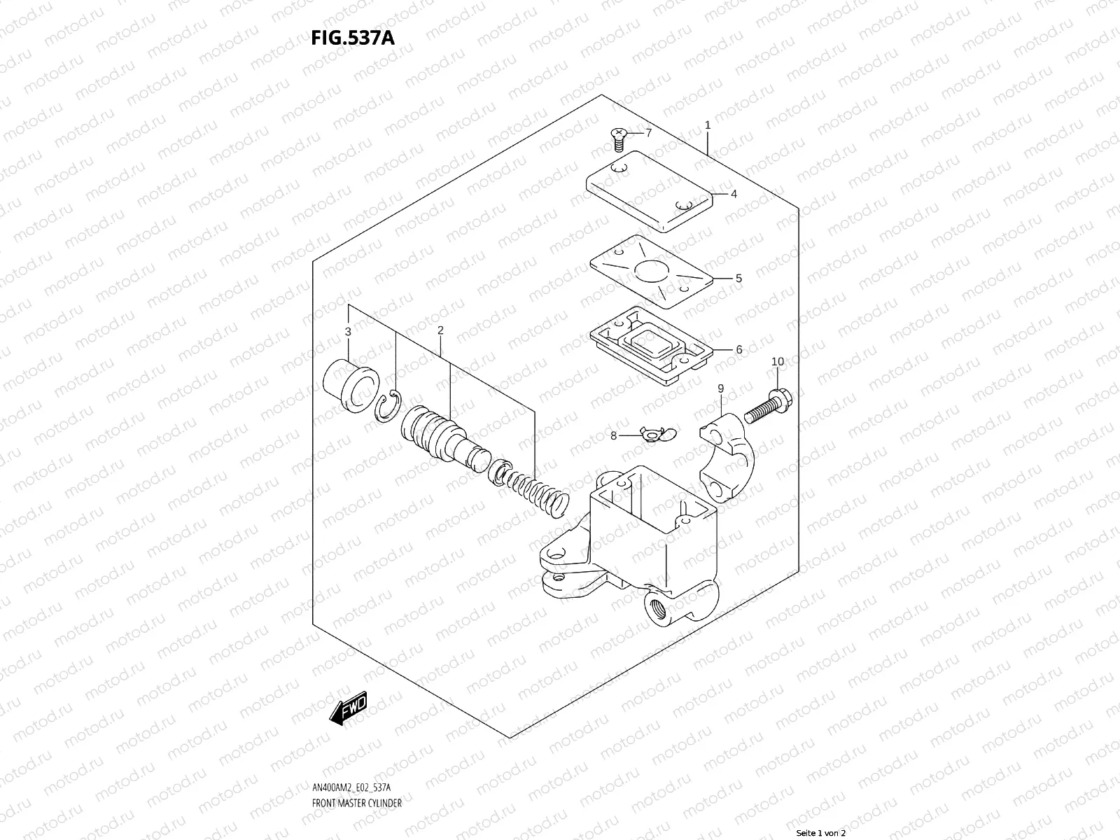 FRONT BRAKE MASTER CYLINDER