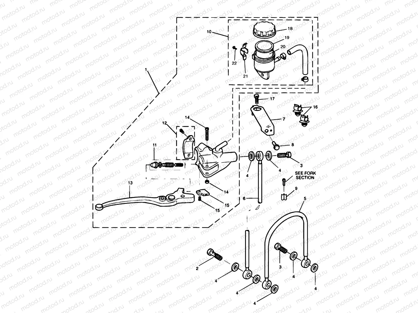 Front Brake Master Cylinder