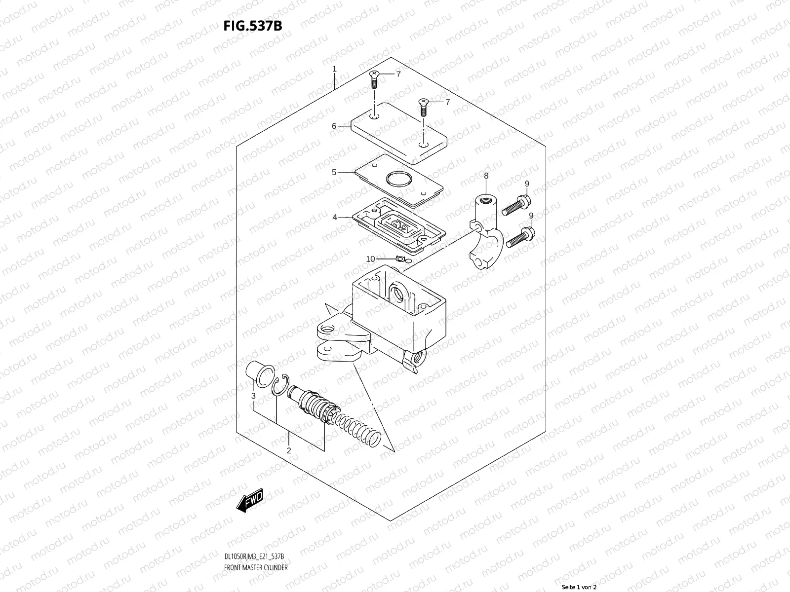 FRONT BRAKE MASTER CYLINDER