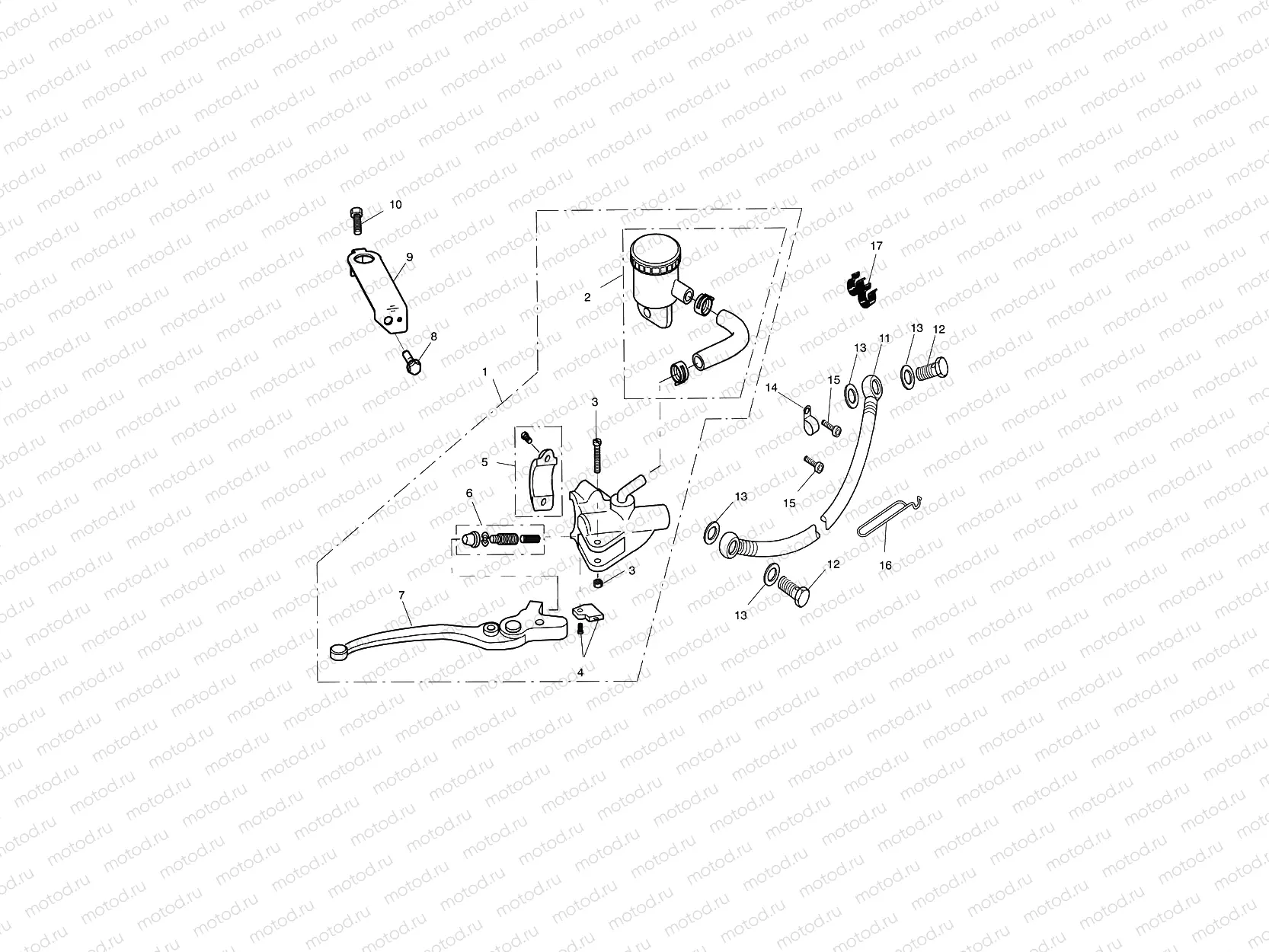 Front Brake Master Cylinder...