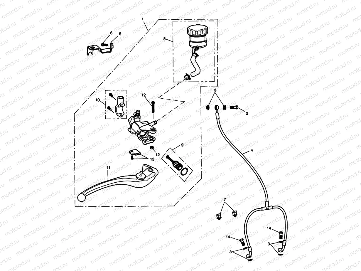 Front Brake Master Cylinder...