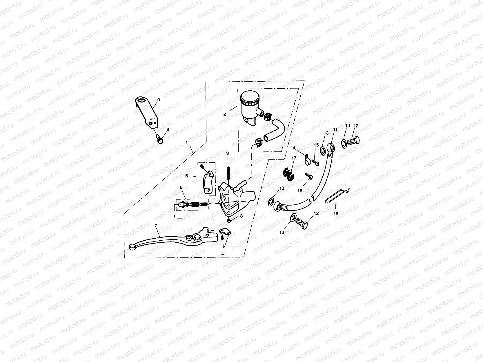 Front Brake Master Cylinder...