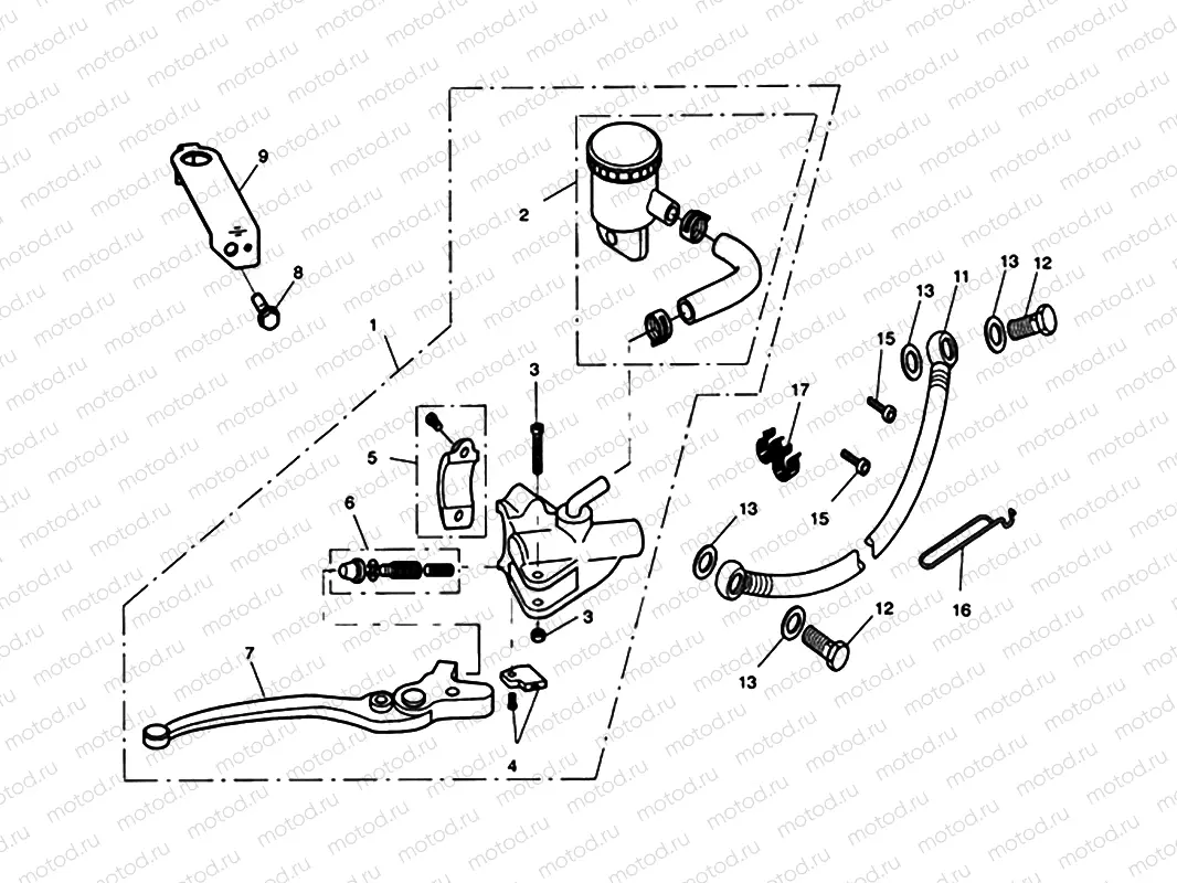 Front Brake Master Cylinder