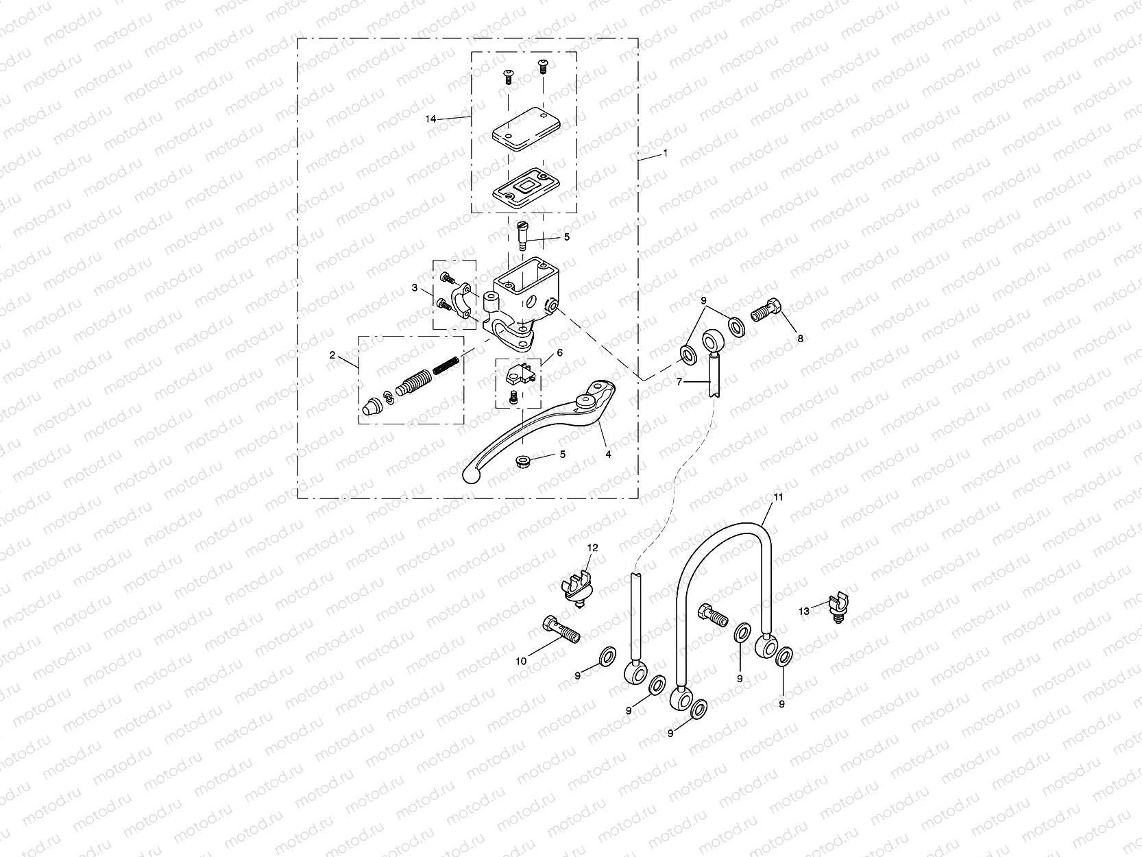Front Brake Master Cylinder