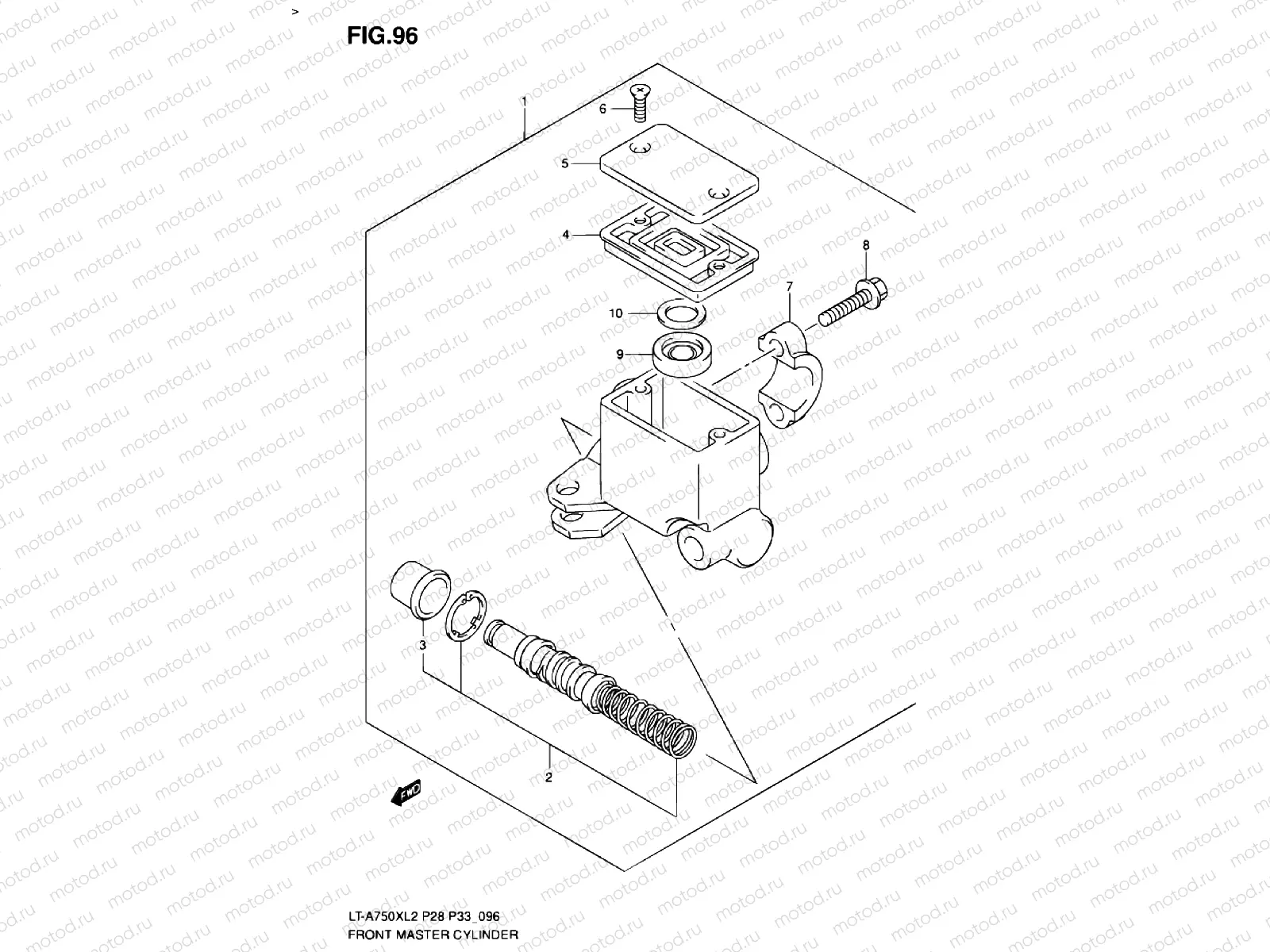 FRONT BRAKE MASTER CYLINDER