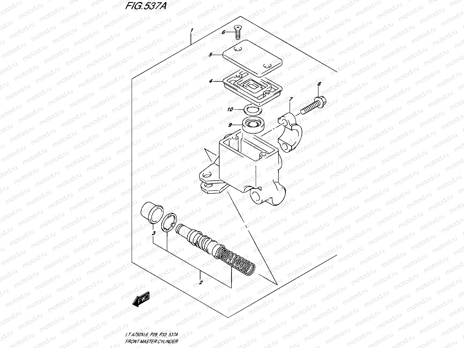 FRONT BRAKE MASTER CYLINDER