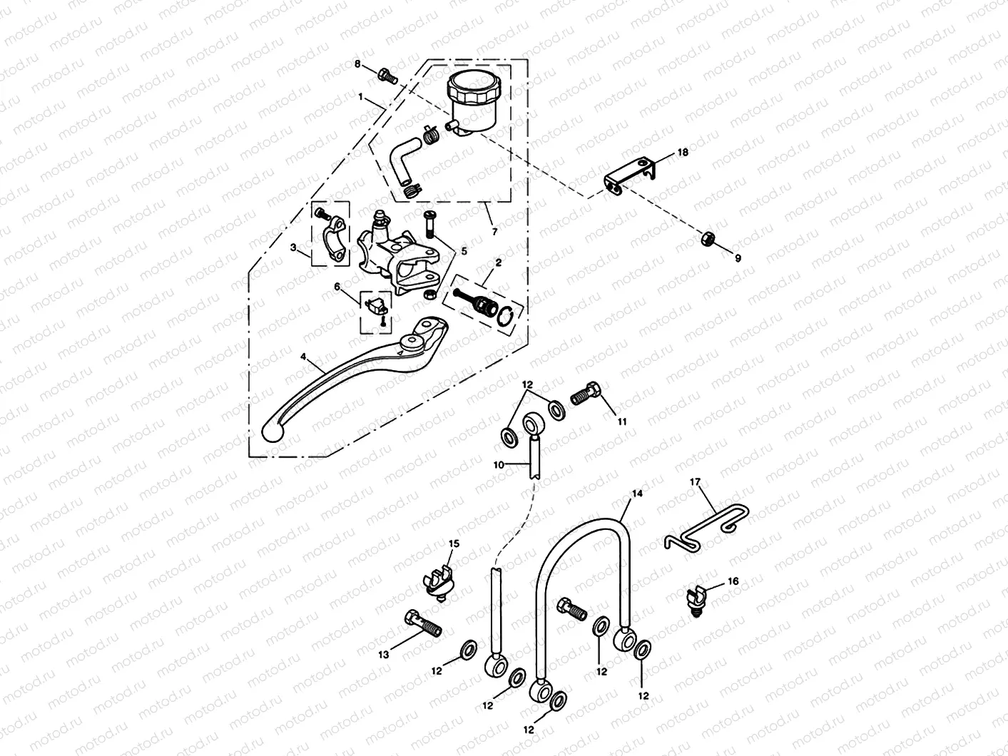 Front Brake Master Cylinder...