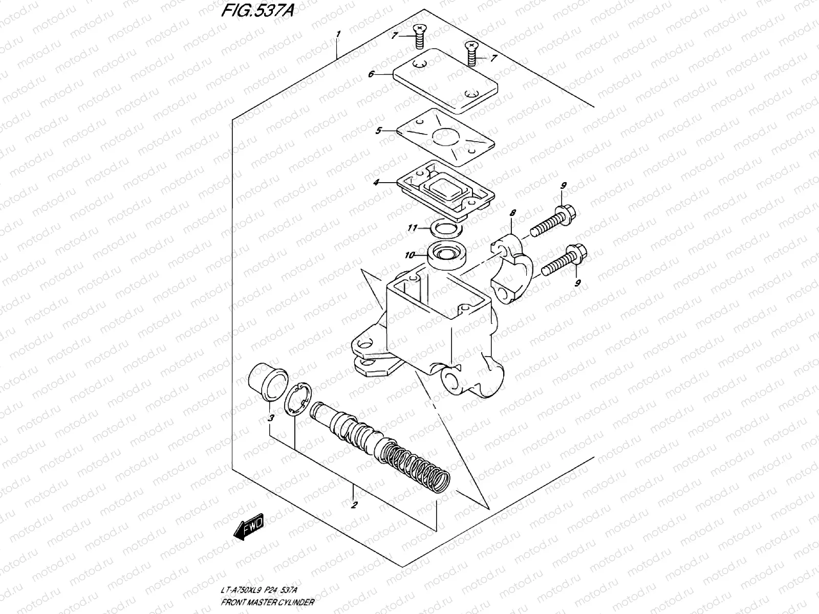 FRONT BRAKE MASTER CYLINDER
