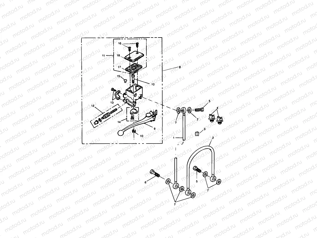 Front Brake Master Cylinder 71699 »