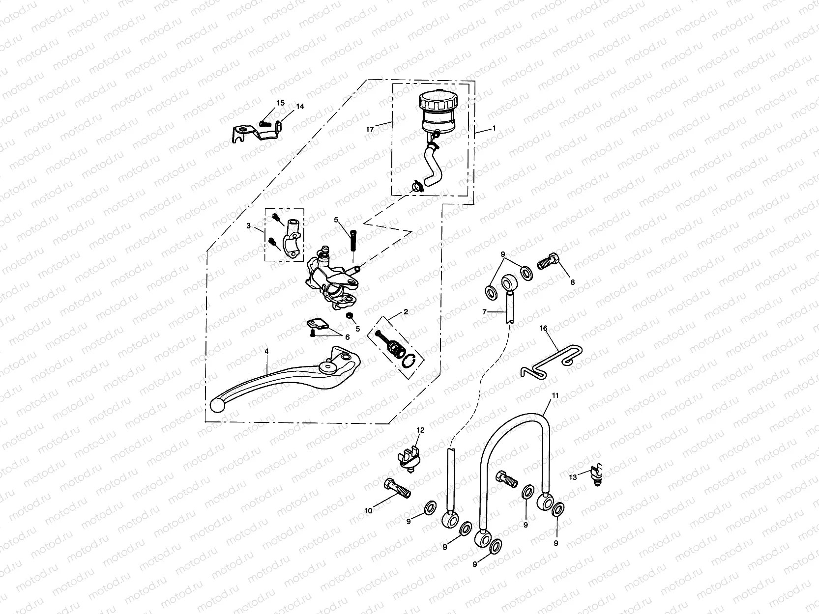 Front Brake Master Cylinder