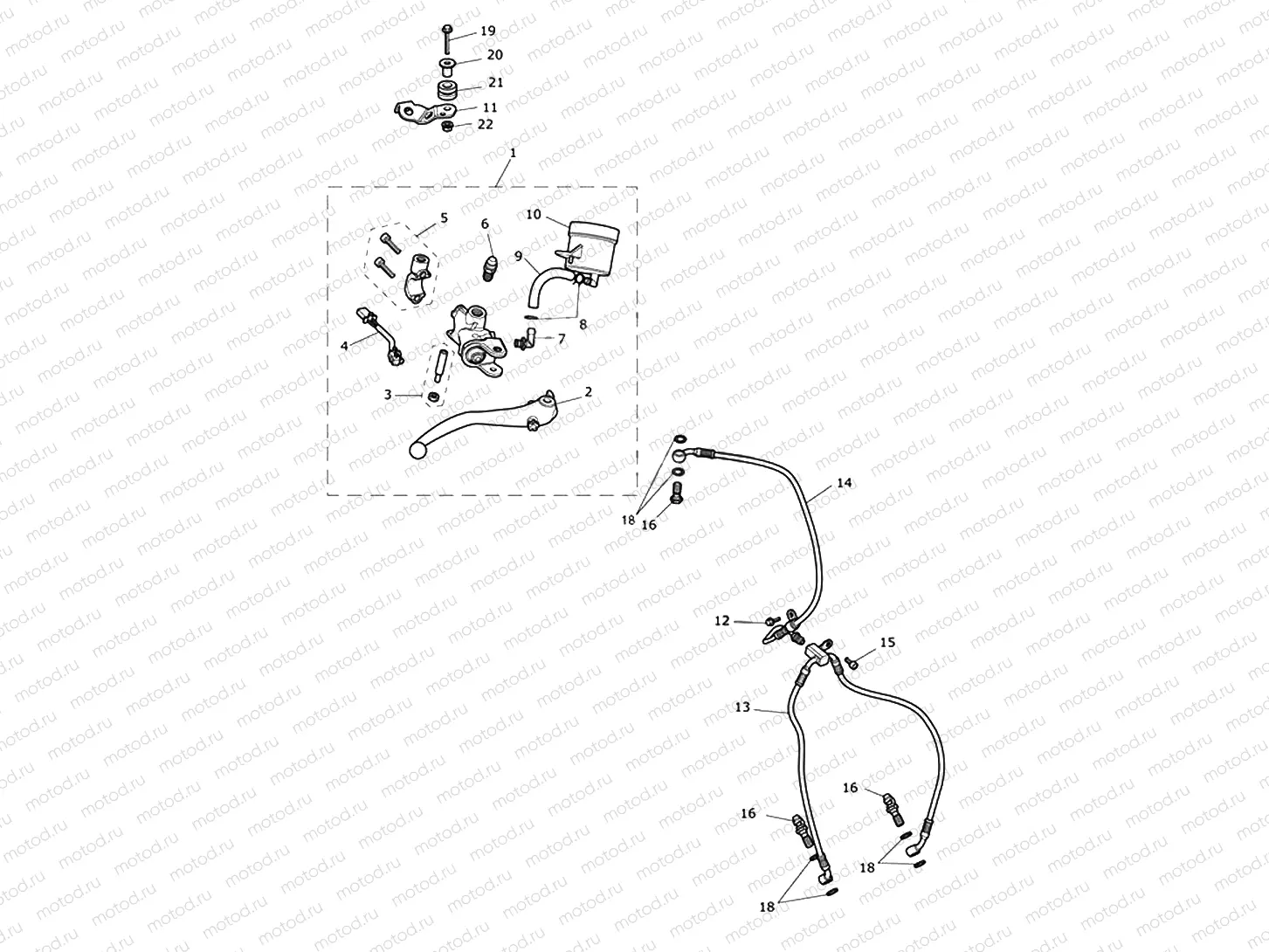 Front Brake Master Cylinder