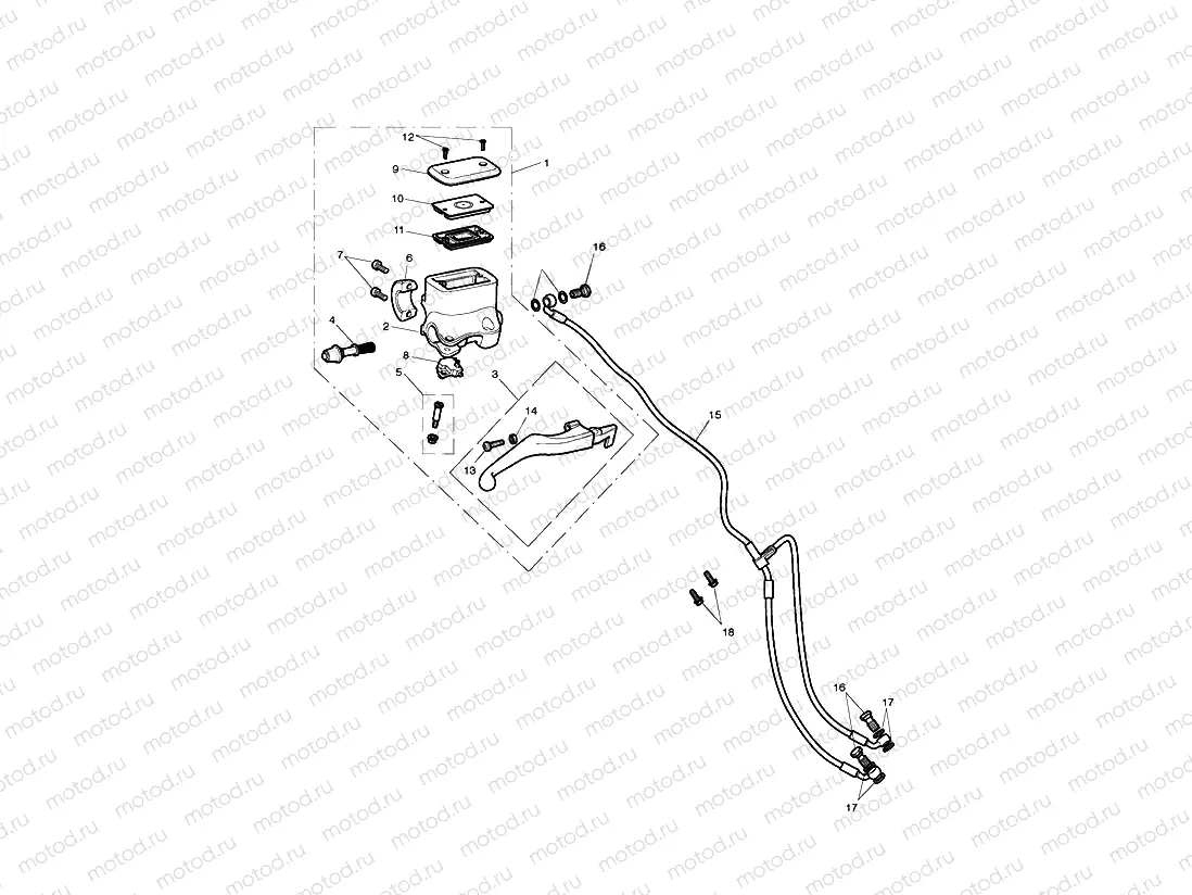 Front Brake Master Cylinder...