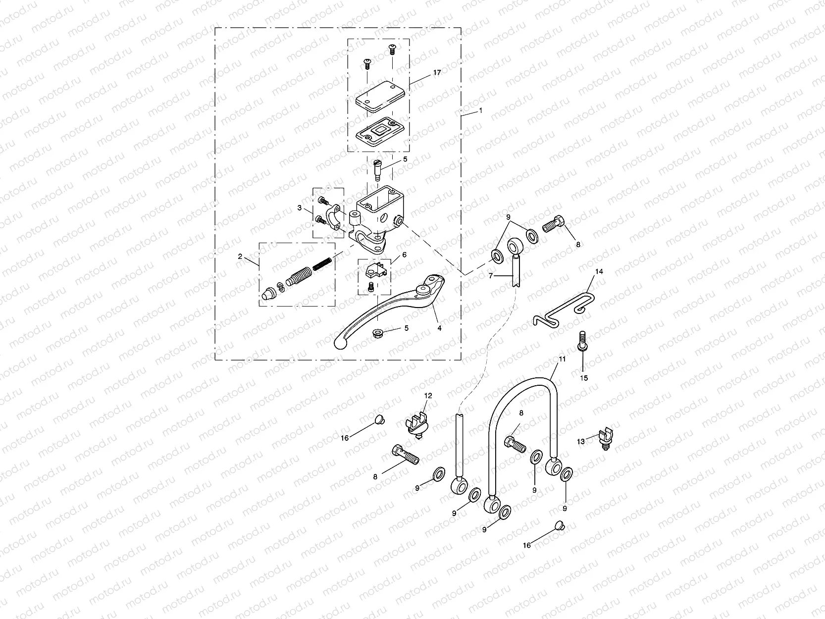 Front Brake Master Cylinder