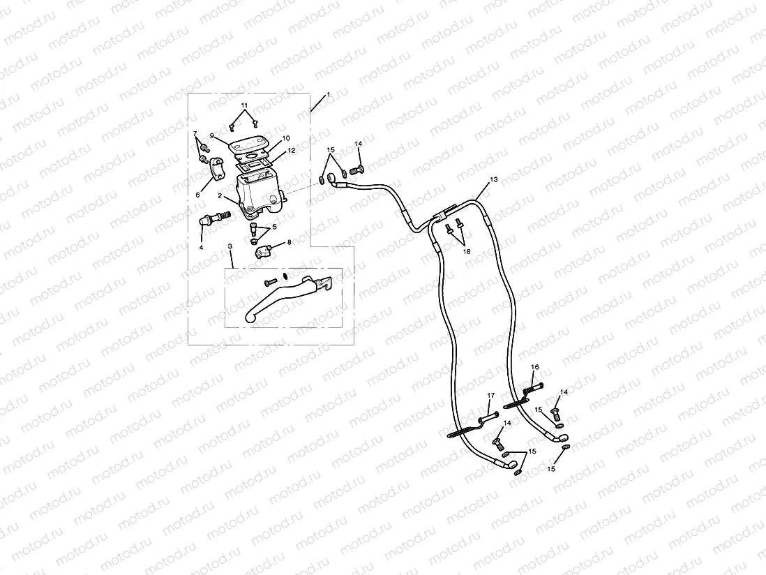 Front Brake Master Cylinder...