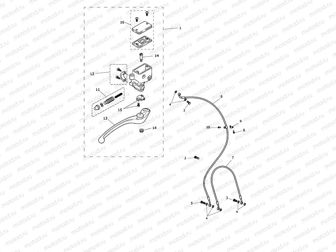 Front Brake Master Cylinder