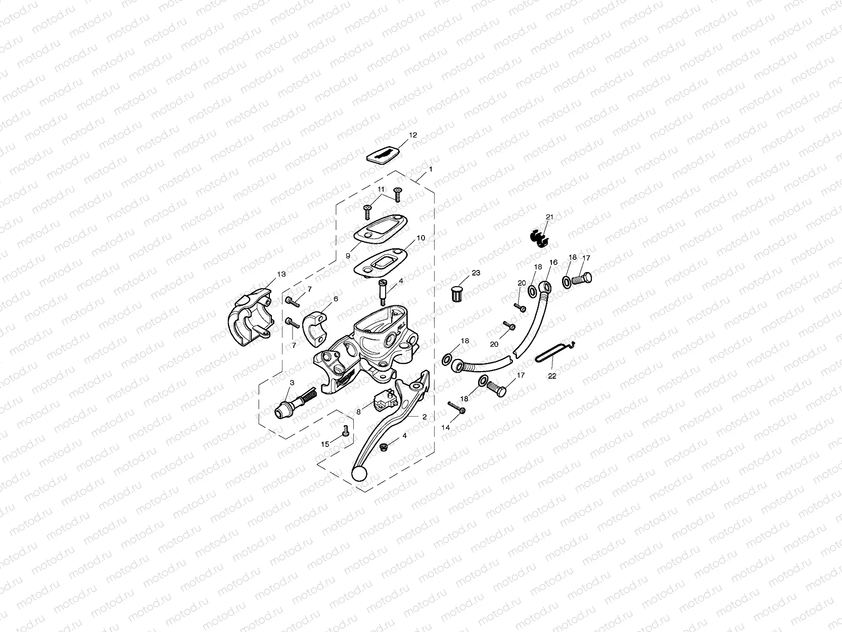 Front Brake Master Cylinder...