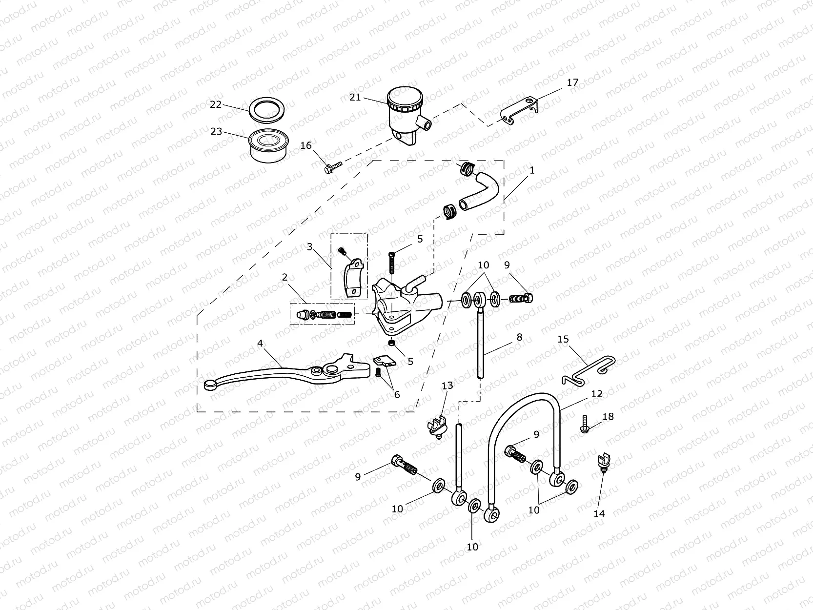 Front Brake Master Cylinder...