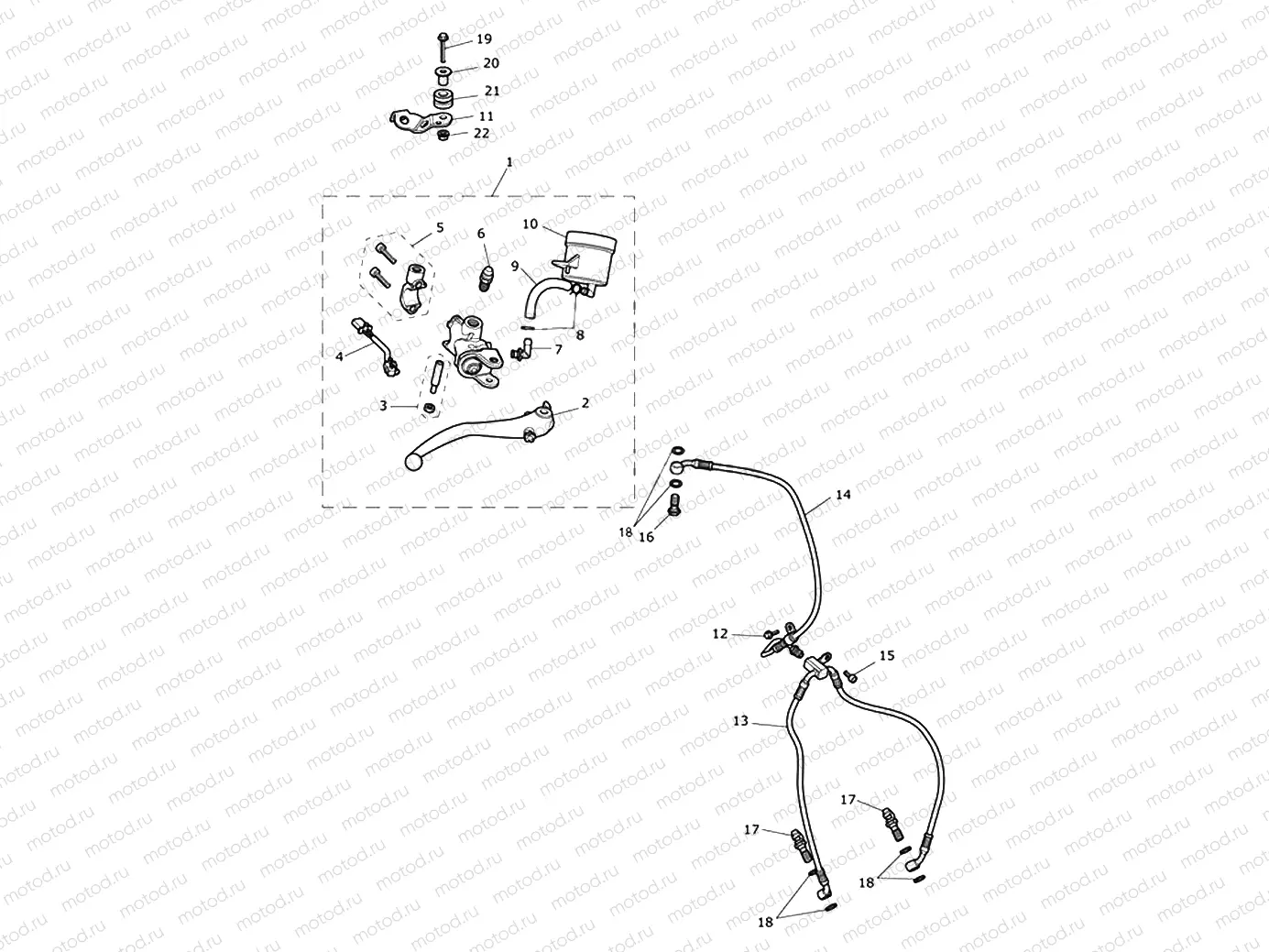 Front Brake Master Cylinder