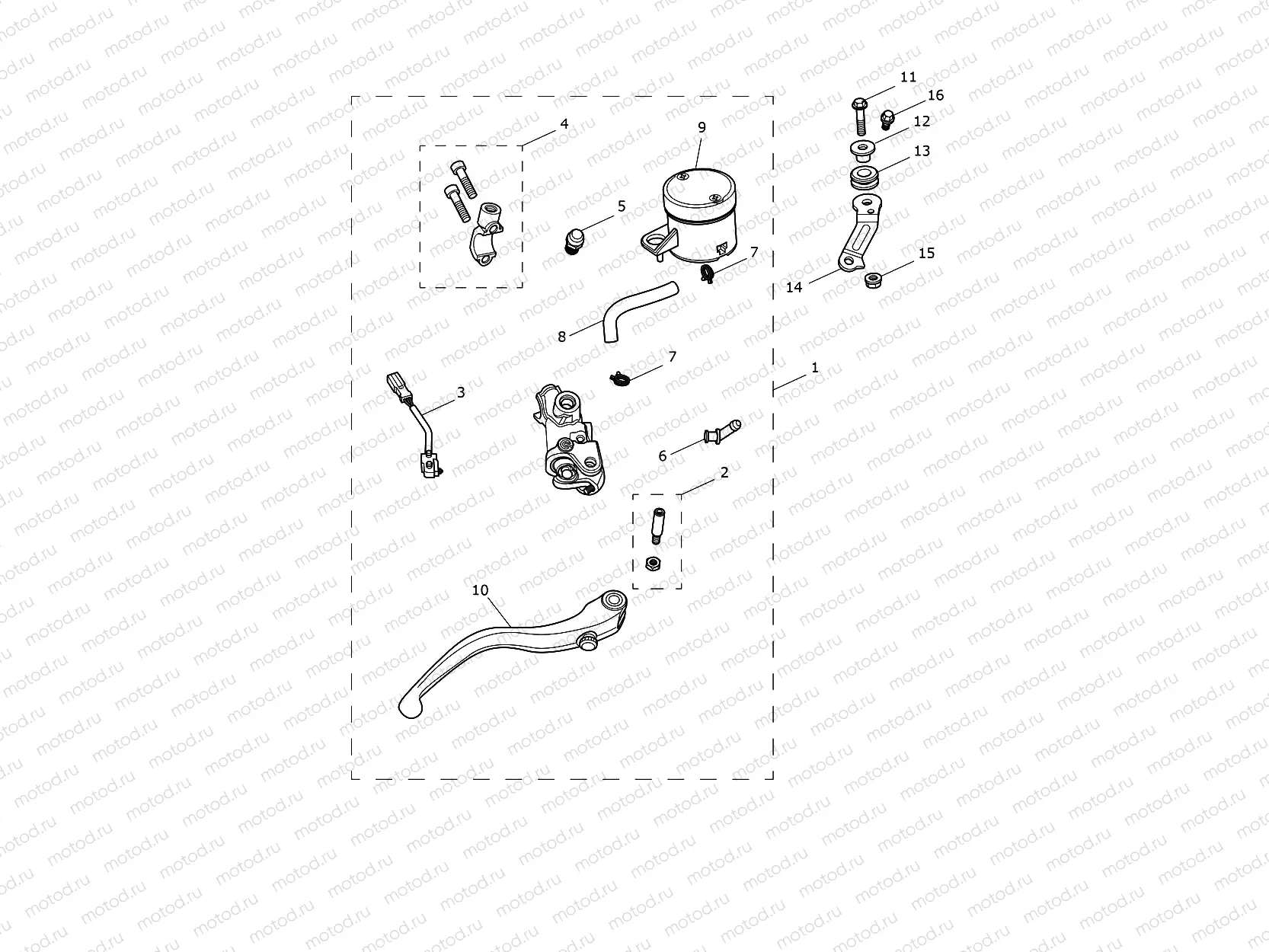 Front Brake Master Cylinder