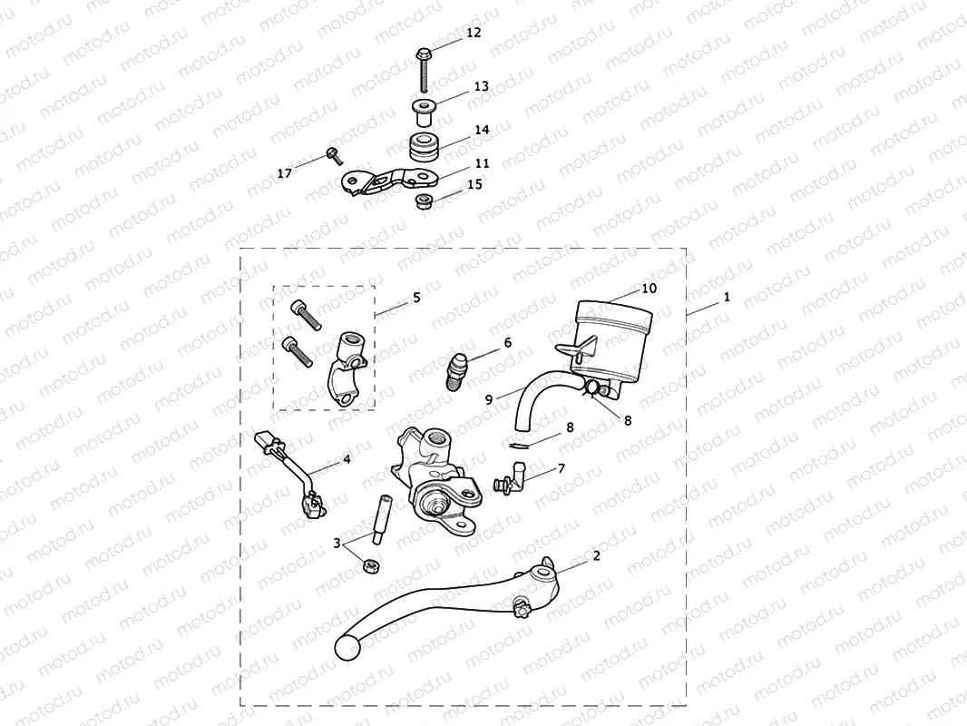 Front Brake Master Cylinder