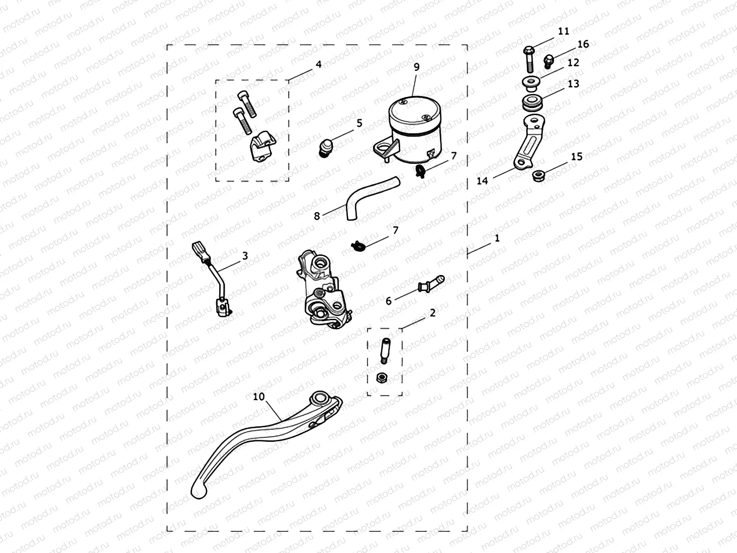 Front Brake Master Cylinder...